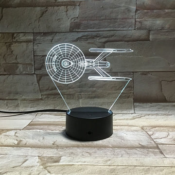 Star Trek Inspired Illusion Lamp