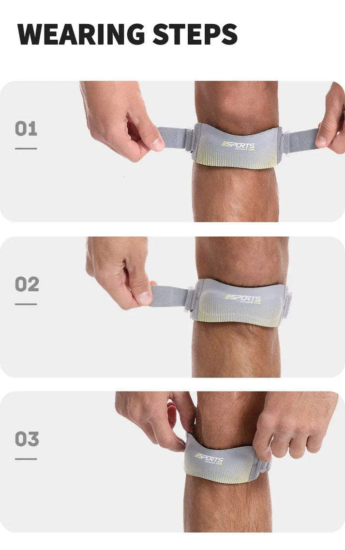 Detail strap penyesuaian knee strap